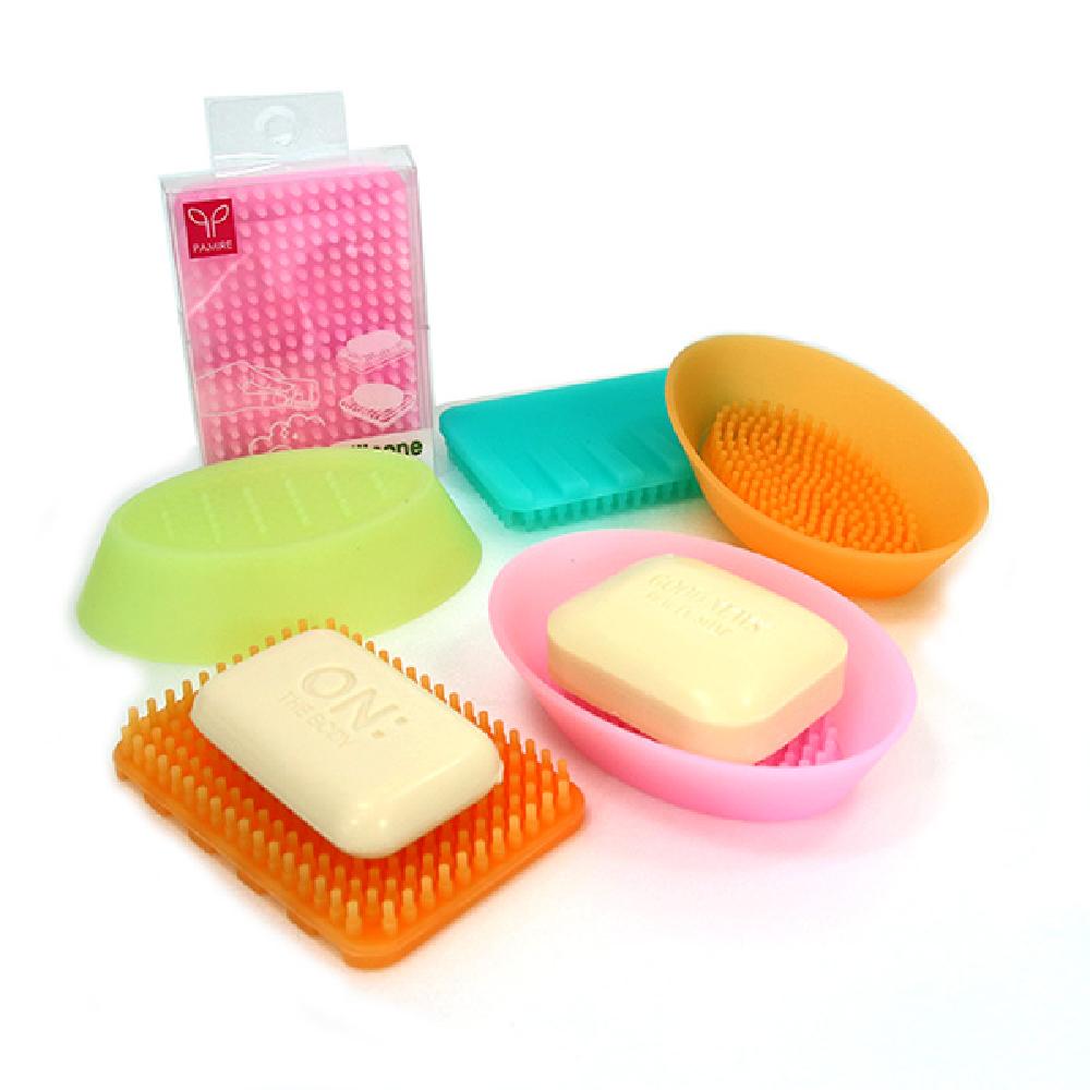 Silicone Soap Tray Brush